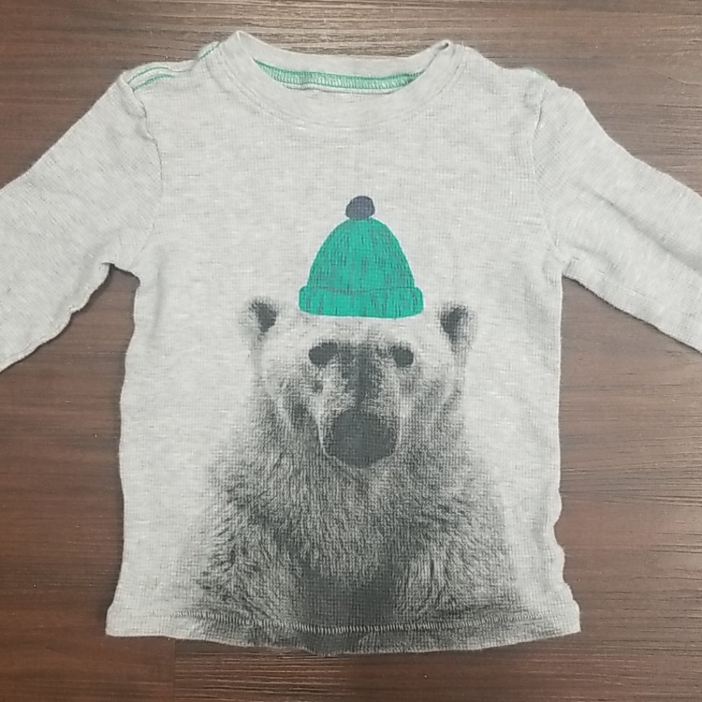 4/$15 Carters Polar Bear Top